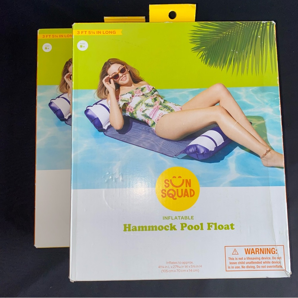 Sun Squad inflatable Hammock pool float